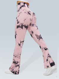 Tie Dye Flare Scrunch Seamless Legging