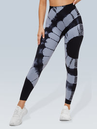 Sunflower Tie Dye Scrunch Seamless Legging