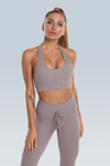 Studio-To-Street Seamless Ribbed Sports Bra