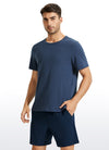 Pima Cotton Short Sleeve Round Neck