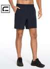 Feathery-Fit Athletic Shorts 7''- Lined