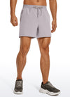 Feathery-Fit Workout Shorts 5''- Linerless