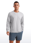 Soft Stretchy Crewneck Long Sleeve Shirts