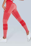 Knitted Stripe Seamless Legging